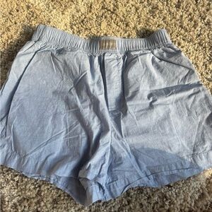 J. Crew Sky Blue Elastic Shorts